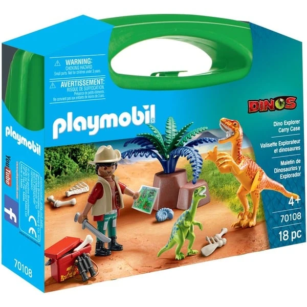 PLAYMOBIL 70108 Dino Rise Dino-Forscher Zum Mitnehmen, Konstruktionsspielzeug 1 PLAYMOBIL 70108 Dino Rise Dino-Forscher Zum Mitnehmen, Konstruktionsspielzeug