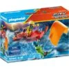 PLAYMOBIL 70144 City Action Seenot: Kitesurfer-Rettung Mit Boot, Konstruktionsspielzeug
