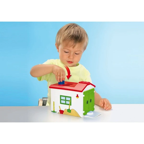 PLAYMOBIL 70184 1.2.3 LKW Mit Sortiergarage, Konstruktionsspielzeug – Bild 4