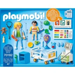 PLAYMOBIL 70192 City Life Kinderkrankenzimmer, Konstruktionsspielzeug -Spielzeugwelt Verkauf PLAYMOBIL 70192 City Life Kinderkrankenzimmer Konstruktionsspielzeug@@1sspkc10 1