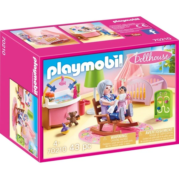 PLAYMOBIL 70210 Dollhouse Babyzimmer, Konstruktionsspielzeug 1 PLAYMOBIL 70210 Dollhouse Babyzimmer, Konstruktionsspielzeug