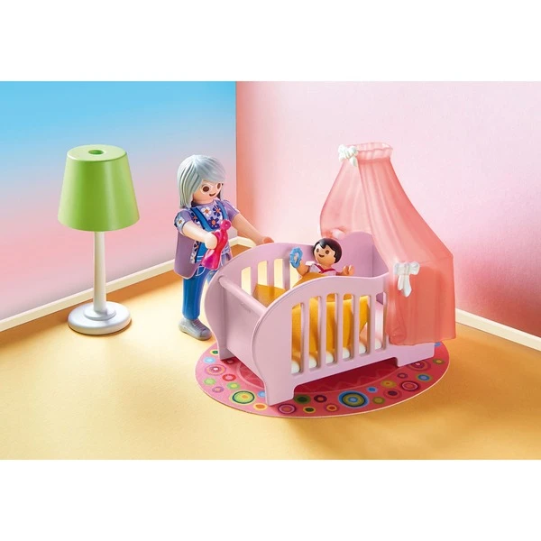 PLAYMOBIL 70210 Dollhouse Babyzimmer, Konstruktionsspielzeug 5 PLAYMOBIL 70210 Dollhouse Babyzimmer, Konstruktionsspielzeug – Bild 5