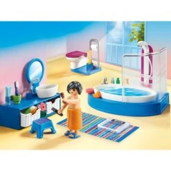 PLAYMOBIL 70211 Dollhouse Badezimmer, Konstruktionsspielzeug -Spielzeugwelt Verkauf PLAYMOBIL 70211 Dollhouse Badezimmer Konstruktionsspielzeug@@1sspk14u 2