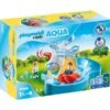 PLAYMOBIL 70268 1.2.3 AQUA Wasserrad Mit Karussell, Konstruktionsspielzeug