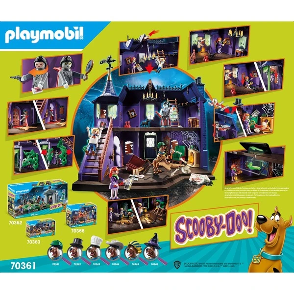 PLAYMOBIL 70361 SCOOBY-DOO! Abenteuer Im Geisterhaus, Konstruktionsspielzeug 12 PLAYMOBIL 70361 SCOOBY-DOO! Abenteuer Im Geisterhaus, Konstruktionsspielzeug – Bild 12