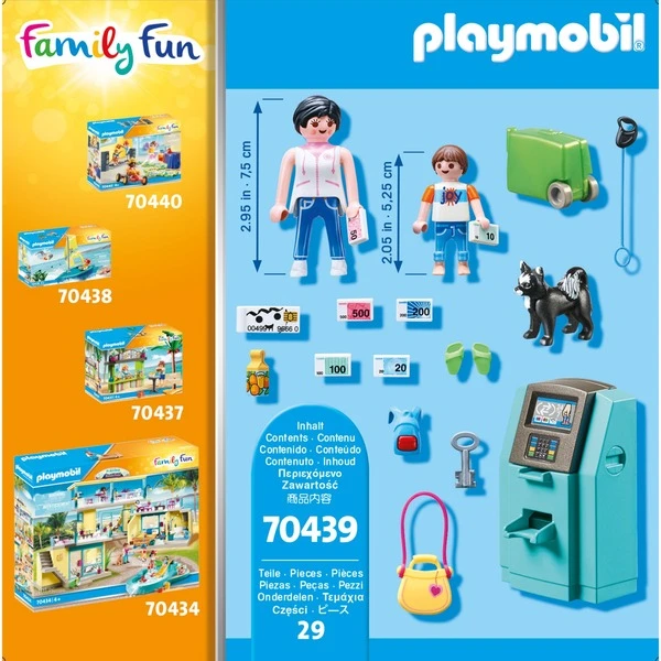 PLAYMOBIL 70439 Family Fun Urlauber Mit Geldautomat, Konstruktionsspielzeug 3 PLAYMOBIL 70439 Family Fun Urlauber Mit Geldautomat, Konstruktionsspielzeug – Bild 3