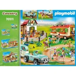 PLAYMOBIL 70511 Country PKW Mit Ponyanhänger, Konstruktionsspielzeug -Spielzeugwelt Verkauf PLAYMOBIL 70511 Country PKW mit Ponyanh nger Konstruktionsspielzeug@@1682673 3
