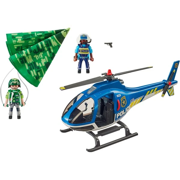 PLAYMOBIL 70569 City Action - Polizei-Hubschrauber: Fallschirm-Verfolgung, Konstruktionsspielzeug 2 PLAYMOBIL 70569 City Action - Polizei-Hubschrauber: Fallschirm-Verfolgung, Konstruktionsspielzeug – Bild 2
