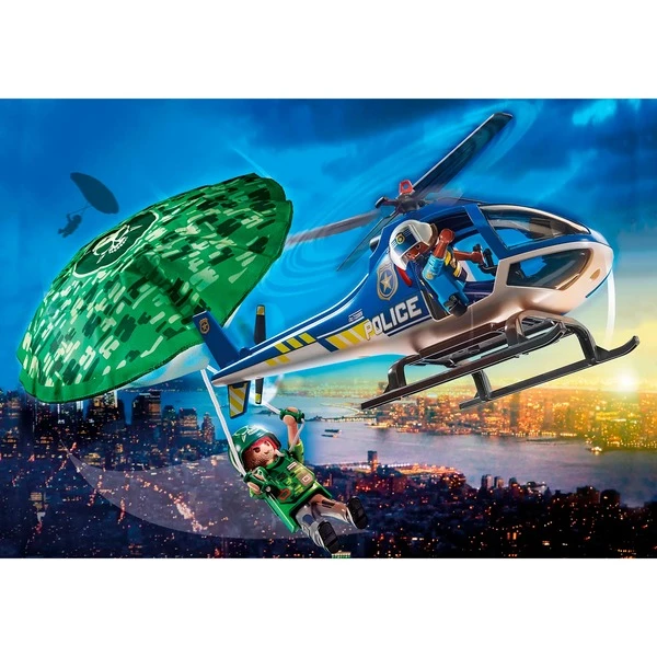 PLAYMOBIL 70569 City Action - Polizei-Hubschrauber: Fallschirm-Verfolgung, Konstruktionsspielzeug 3 PLAYMOBIL 70569 City Action - Polizei-Hubschrauber: Fallschirm-Verfolgung, Konstruktionsspielzeug – Bild 3