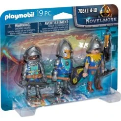 PLAYMOBIL 70671 Novelmore 3er Set Novelmore Ritter, Konstruktionsspielzeug