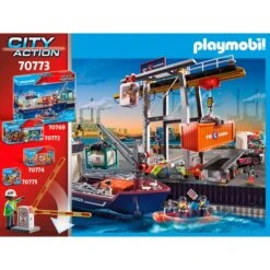PLAYMOBIL 70773 City Action Frachtlager, Konstruktionsspielzeug -Spielzeugwelt Verkauf PLAYMOBIL 70773 City Action Frachtlager Konstruktionsspielzeug@@1762730 2