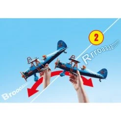 PLAYMOBIL 70831 Air Stuntshow Doppeldecker "Phönix", Konstruktionsspielzeug -Spielzeugwelt Verkauf PLAYMOBIL 70831 Air Stuntshow Doppeldecker Ph nix Konstruktionsspielzeug@@1840589 6
