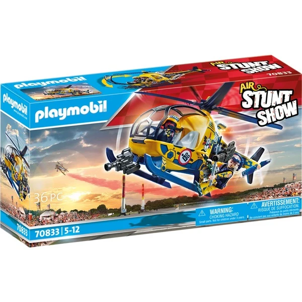 PLAYMOBIL 70833 Air Stuntshow Filmcrew-Helikopter, Konstruktionsspielzeug 1 PLAYMOBIL 70833 Air Stuntshow Filmcrew-Helikopter, Konstruktionsspielzeug