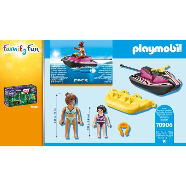 PLAYMOBIL 70906 Family Fun Starter Pack Wasserscooter Mit Bananenboot, Konstruktionsspielzeug 5 PLAYMOBIL 70906 Family Fun Starter Pack Wasserscooter Mit Bananenboot, Konstruktionsspielzeug – Bild 5