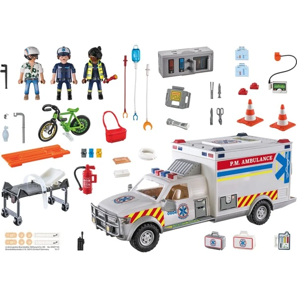 PLAYMOBIL 70936 City Action Rettungs-Fahrzeug: US Ambulance, Konstruktionsspielzeug 2 PLAYMOBIL 70936 City Action Rettungs-Fahrzeug: US Ambulance, Konstruktionsspielzeug – Bild 2