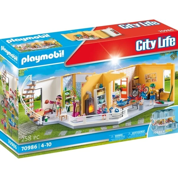 PLAYMOBIL 70986 City Life Etagenerweiterung Wohnhaus, Konstruktionsspielzeug 1 PLAYMOBIL 70986 City Life Etagenerweiterung Wohnhaus, Konstruktionsspielzeug