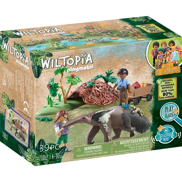 PLAYMOBIL 71012 Wiltopia Ameisenbärpflege, Konstruktionsspielzeug 1 PLAYMOBIL 71012 Wiltopia Ameisenbärpflege, Konstruktionsspielzeug