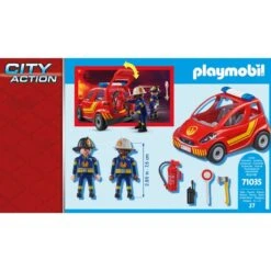 PLAYMOBIL 71035 City Action Feuerwehr Kleinwagen, Konstruktionsspielzeug -Spielzeugwelt Verkauf PLAYMOBIL 71035 City Action Feuerwehr Kleinwagen Konstruktionsspielzeug@@1858233 4