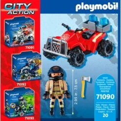 PLAYMOBIL 71090 City Action - Feuerwehr-Speed Quad, Konstruktionsspielzeug 9 PLAYMOBIL 71090 City Action - Feuerwehr-Speed Quad, Konstruktionsspielzeug -Spielzeugwelt Verkauf PLAYMOBIL 71090 City Action Feuerwehr Speed Quad Konstruktionsspielzeug@@1888893 4