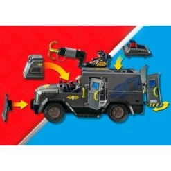 PLAYMOBIL 71144 City Action SWAT-Geländefahrzeug, Konstruktionsspielzeug -Spielzeugwelt Verkauf PLAYMOBIL 71144 City Action SWAT Gel ndefahrzeug Konstruktionsspielzeug@@1888956 7
