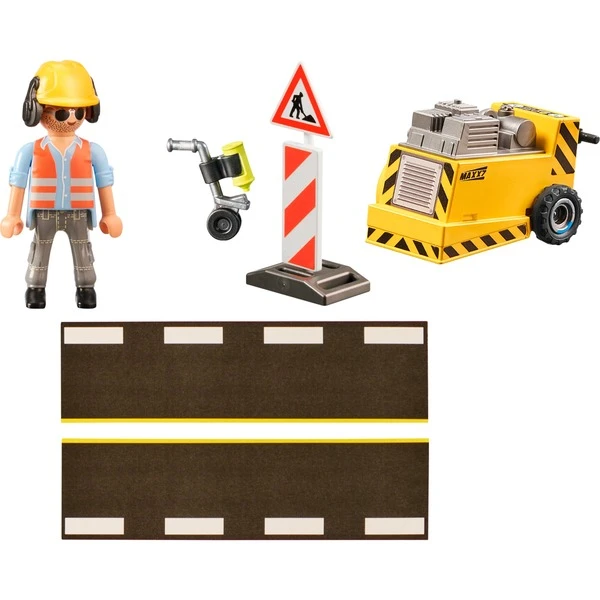 PLAYMOBIL 71185 Bauarbeiter Mit Kantenfräser, Konstruktionsspielzeug 2 PLAYMOBIL 71185 Bauarbeiter Mit Kantenfräser, Konstruktionsspielzeug – Bild 2