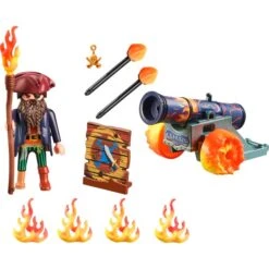 PLAYMOBIL 71189 Pirat Mit Kanone, Konstruktionsspielzeug -Spielzeugwelt Verkauf PLAYMOBIL 71189 Pirat mit Kanone Konstruktionsspielzeug@@1888929 1