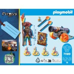 PLAYMOBIL 71189 Pirat Mit Kanone, Konstruktionsspielzeug -Spielzeugwelt Verkauf PLAYMOBIL 71189 Pirat mit Kanone Konstruktionsspielzeug@@1888929 2