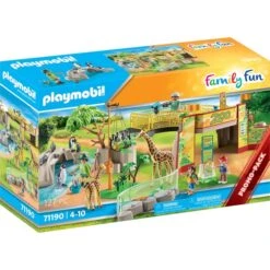PLAYMOBIL 71190 Family Fun Mein Großer Erlebnis-Zoo, Konstruktionsspielzeug
