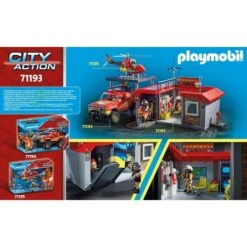 PLAYMOBIL 71193 City Action Mitnehm-Feuerwehrstation, Konstruktionsspielzeug -Spielzeugwelt Verkauf PLAYMOBIL 71193 City Action Mitnehm Feuerwehrstation Konstruktionsspielzeug@@1849628 7