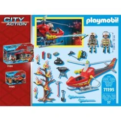 PLAYMOBIL 71195 City Action Feuerwehr-Hubschrauber, Konstruktionsspielzeug -Spielzeugwelt Verkauf PLAYMOBIL 71195 City Action Feuerwehr Hubschrauber Konstruktionsspielzeug@@1849630 5