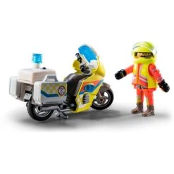 PLAYMOBIL 71205 Notarzt-Motorrad Mit Blinklicht, Konstruktionsspielzeug -Spielzeugwelt Verkauf PLAYMOBIL 71205 Notarzt Motorrad mit Blinklicht Konstruktionsspielzeug@@1888949 1
