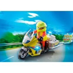 PLAYMOBIL 71205 Notarzt-Motorrad Mit Blinklicht, Konstruktionsspielzeug -Spielzeugwelt Verkauf PLAYMOBIL 71205 Notarzt Motorrad mit Blinklicht Konstruktionsspielzeug@@1888949 2
