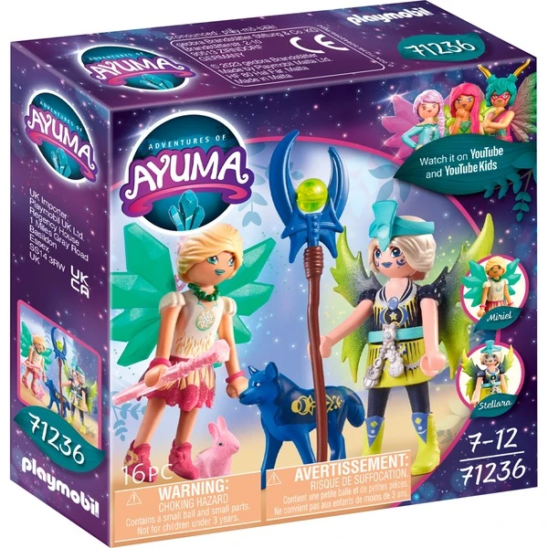PLAYMOBIL 71236 Ayuma - Crystal- Und Moon Fairy Mit Seelentieren, Konstruktionsspielzeug 1 PLAYMOBIL 71236 Ayuma - Crystal- Und Moon Fairy Mit Seelentieren, Konstruktionsspielzeug