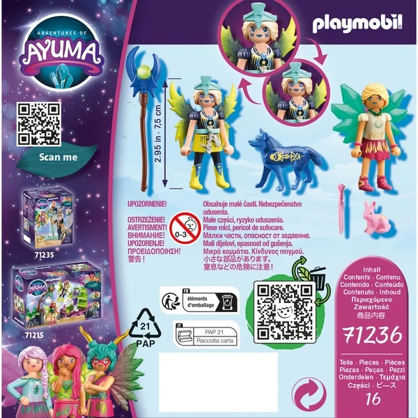 PLAYMOBIL 71236 Ayuma - Crystal- Und Moon Fairy Mit Seelentieren, Konstruktionsspielzeug 4 PLAYMOBIL 71236 Ayuma - Crystal- Und Moon Fairy Mit Seelentieren, Konstruktionsspielzeug – Bild 4
