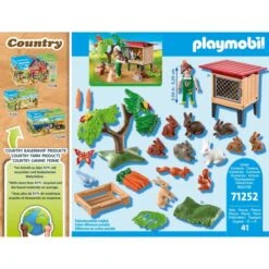PLAYMOBIL 71252 Kaninchenstall, Konstruktionsspielzeug -Spielzeugwelt Verkauf PLAYMOBIL 71252 Kaninchenstall Konstruktionsspielzeug@@1888995 3