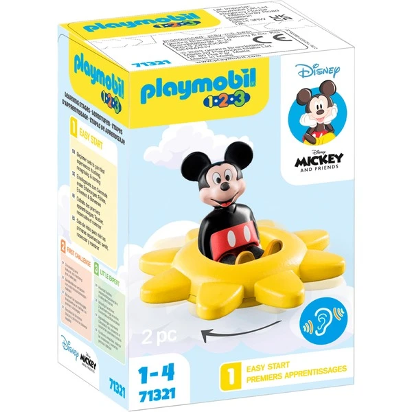 PLAYMOBIL 71321 1.2.3 & Disney: Mickys Drehsonne, Konstruktionsspielzeug 1 PLAYMOBIL 71321 1.2.3 & Disney: Mickys Drehsonne, Konstruktionsspielzeug
