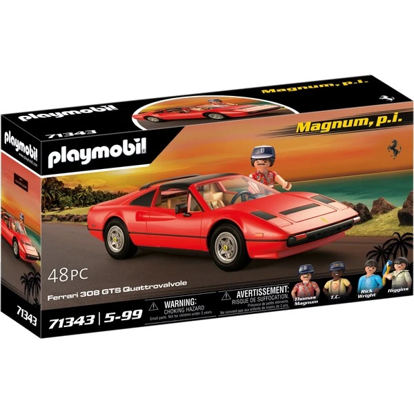 PLAYMOBIL 71343 Magnum, P.i. Ferrari 308 GTS Quattrovalve, Konstruktionsspielzeug 1 PLAYMOBIL 71343 Magnum, P.i. Ferrari 308 GTS Quattrovalve, Konstruktionsspielzeug