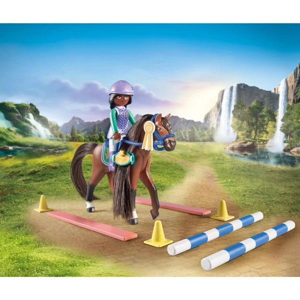 PLAYMOBIL 71355 Horses Of Waterfall Zoe & Blaze Mit Turnierparcours, Konstruktionsspielzeug 4 PLAYMOBIL 71355 Horses Of Waterfall Zoe & Blaze Mit Turnierparcours, Konstruktionsspielzeug – Bild 4