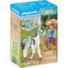 PLAYMOBIL 71358 Horses Of Waterfall Ellie & Sawdust Mit Westernübung 71358, Konstruktionsspielzeug