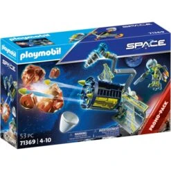 PLAYMOBIL 71369 Space Meteoroiden-Zerstörer, Konstruktionsspielzeug