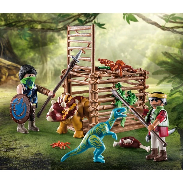 PLAYMOBIL 71378 Dino Rise Starter Pack Befreiung Des Triceratops, Konstruktionsspielzeug – Bild 3