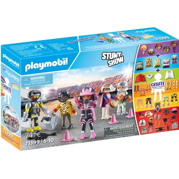 PLAYMOBIL 71399 My Figures: Stuntshow, Konstruktionsspielzeug 1 PLAYMOBIL 71399 My Figures: Stuntshow, Konstruktionsspielzeug