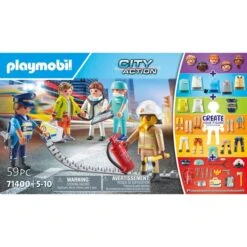 PLAYMOBIL 71400 My Figures: Rescue, Konstruktionsspielzeug -Spielzeugwelt Verkauf PLAYMOBIL 71400 My Figures Rescue Konstruktionsspielzeug@@1889178 4