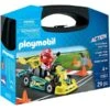 PLAYMOBIL 9322 Action Go-Kart-Rennfahrer Zum Mitnehmen, Konstruktionsspielzeug
