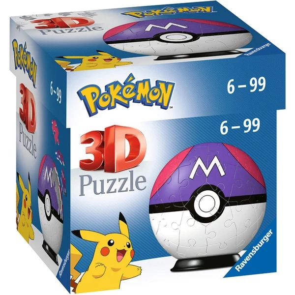 Ravensburger 3D Puzzle-Ball Pokémon Meisterball 1 Ravensburger 3D Puzzle-Ball Pokémon Meisterball