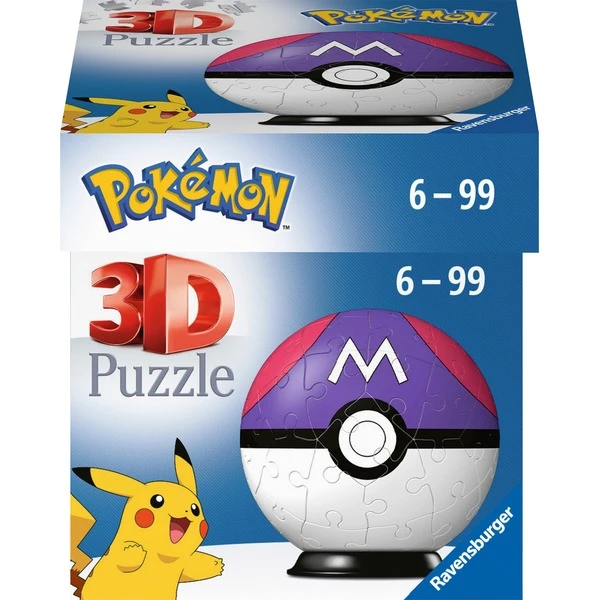 Ravensburger 3D Puzzle-Ball Pokémon Meisterball 2 Ravensburger 3D Puzzle-Ball Pokémon Meisterball – Bild 2
