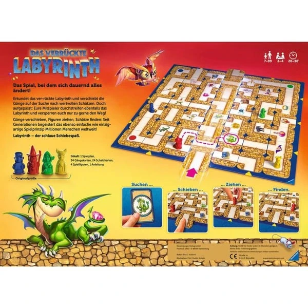 Ravensburger Das Verrückte Labyrinth – Neue Auflage, Brettspiel 3 Ravensburger Das Verrückte Labyrinth – Neue Auflage, Brettspiel – Bild 3