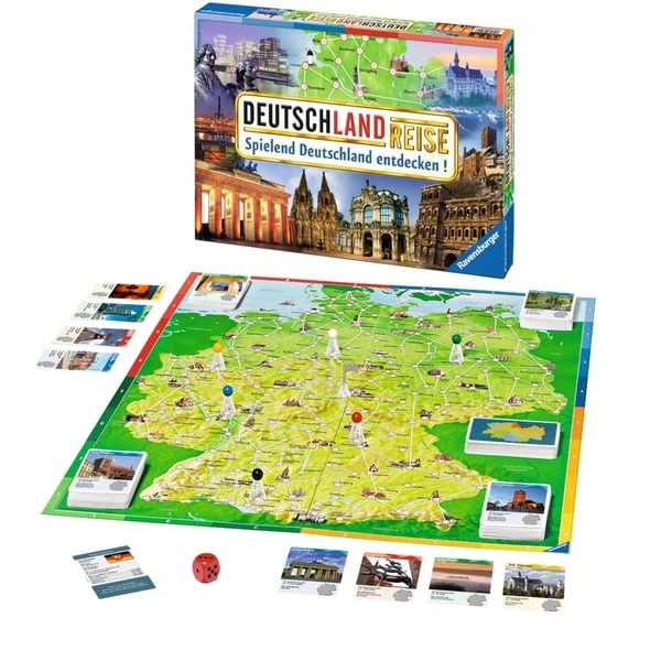 Ravensburger Deutschlandreise, Brettspiel 2 Ravensburger Deutschlandreise, Brettspiel – Bild 2