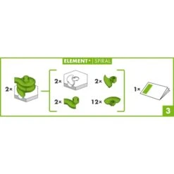 Ravensburger GraviTrax Element Spiral, Bahn 8 Ravensburger GraviTrax Element Spiral, Bahn -Spielzeugwelt Verkauf Ravensburger GraviTrax Element Spiral Bahn@@1913147 3