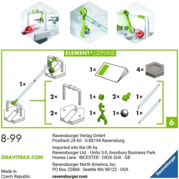 Ravensburger GraviTrax Element Zipline, Bahn 2 Ravensburger GraviTrax Element Zipline, Bahn – Bild 2